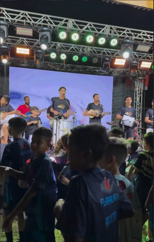 Show ao vivo na Copa Futebol Campeão