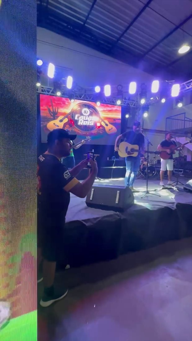 Show ao vivo na Copa Futebol Campeão