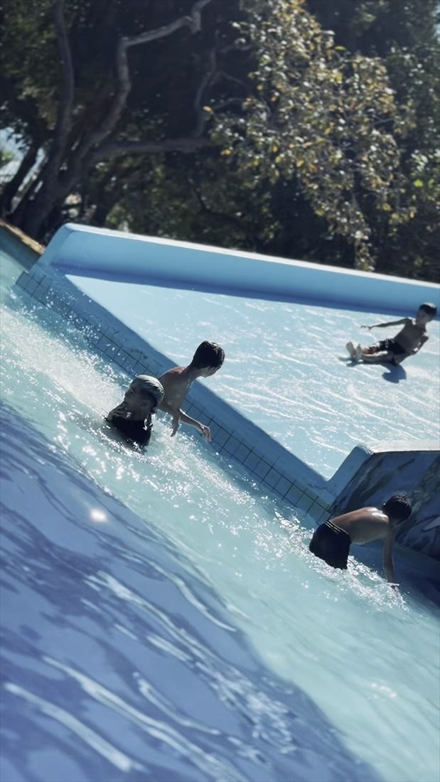 Piscina do parque aquático da Copa Futebol Campeão