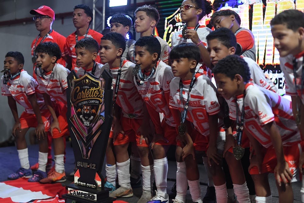 Equipe Sub-12 da Copa Futebol Campeão